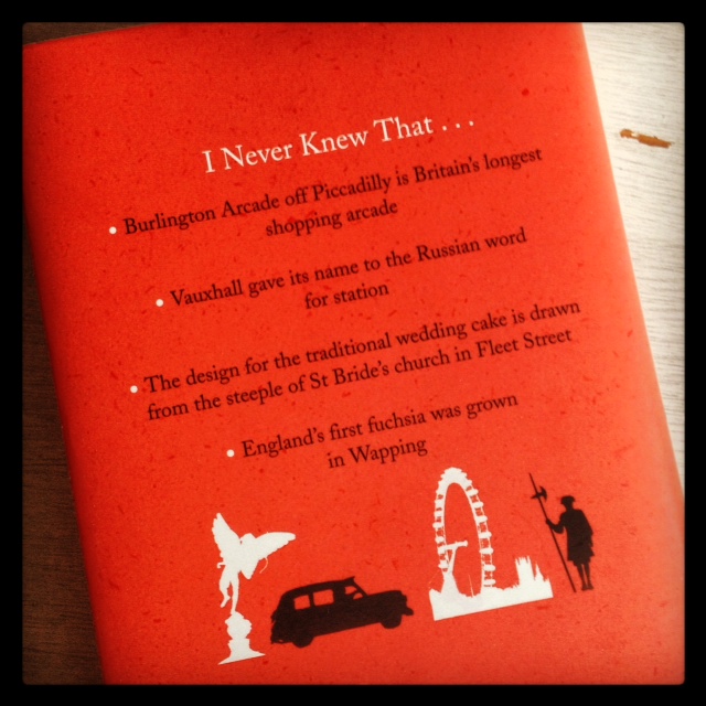 I never knew that about London