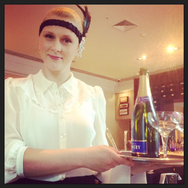 Our lovely waitress