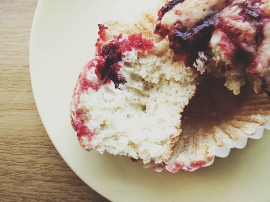 Cherry Jam Muffins - better than paracetamol