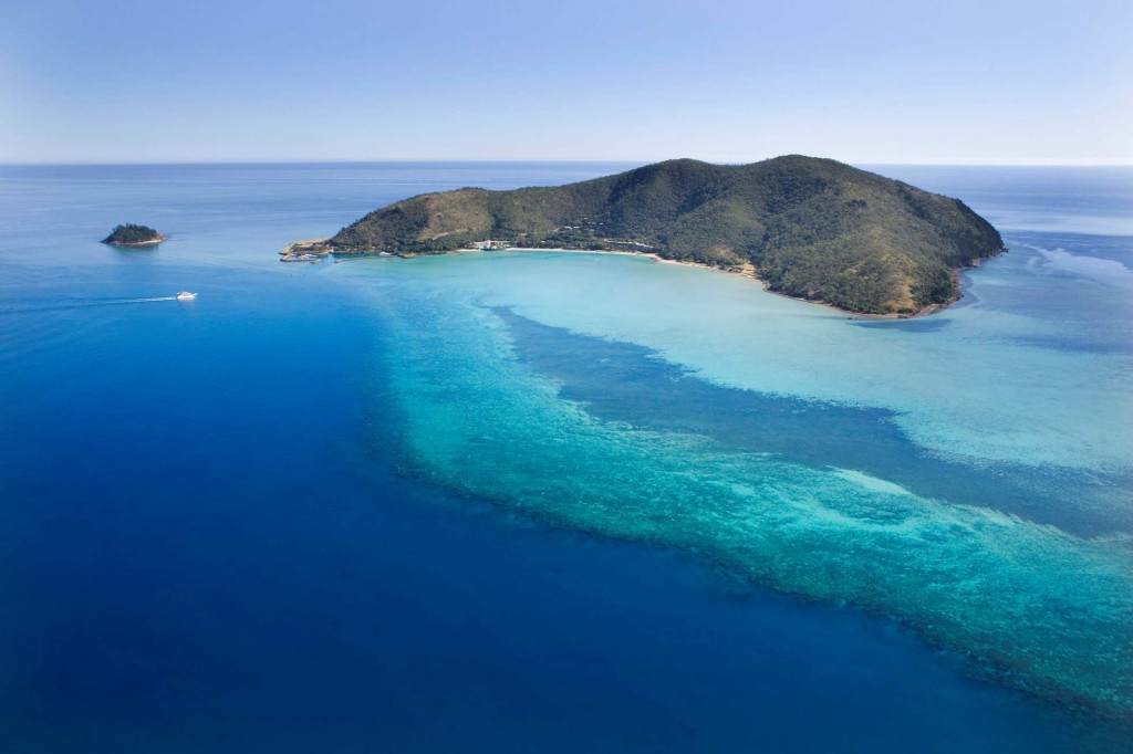 Aerial view of Hayman Island