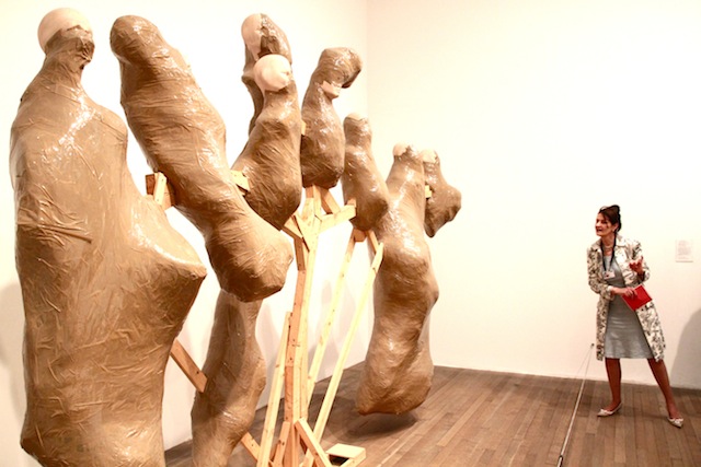 Thomas Hirschhorn – Candelabra with heads 2006