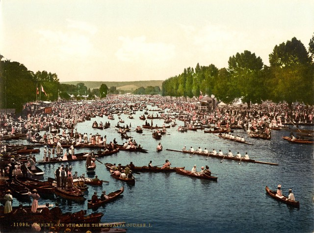 Participants in the 1890's - it doesn't look in the slightest bit shambolic to me... (I'm sure the Health and Safety teams were doing a grand old job.)