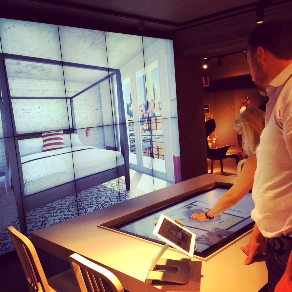 Watching the clever people at YOO Design demonstrate their new technology at Harrods - see your furniture in your own homes before you buy it. You might be thinking of the IKEA idea.. but trust me, this is a whole lot more swanky. 