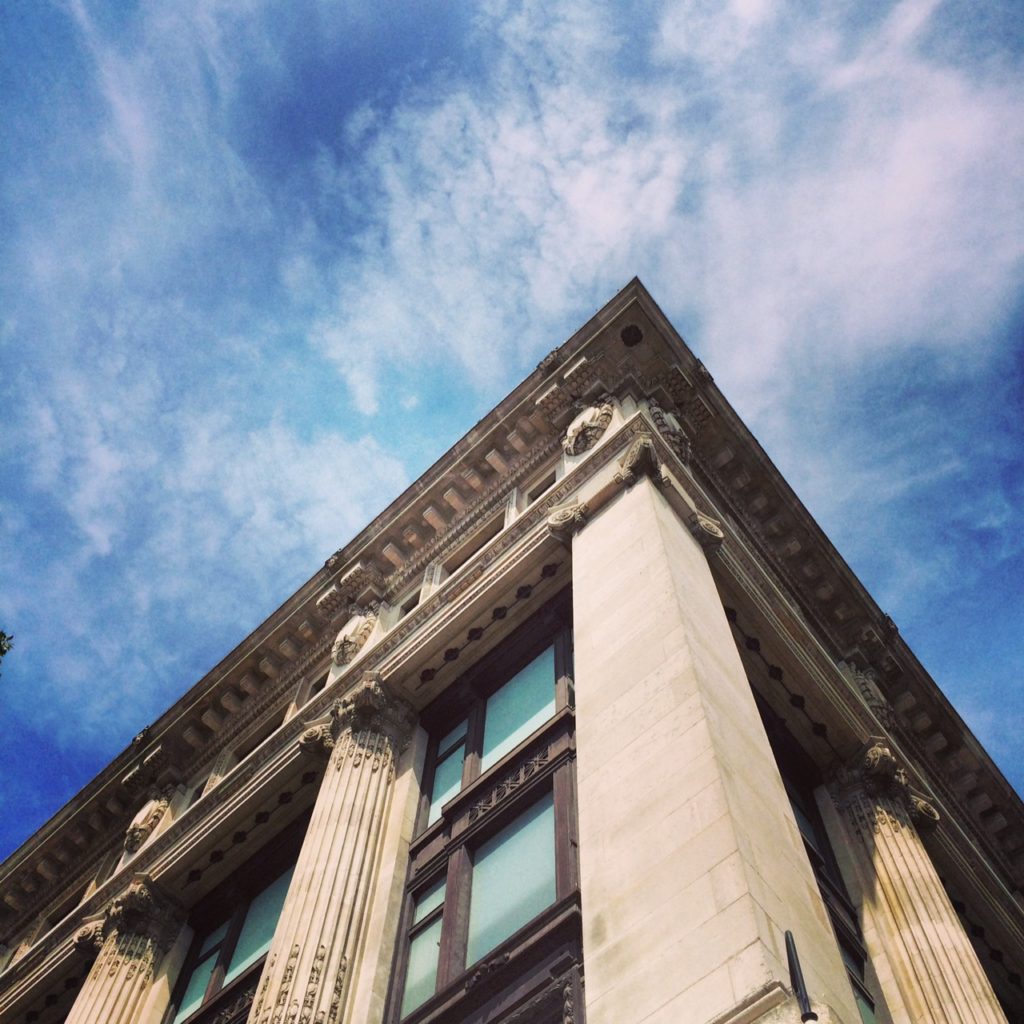 Look up! Love Selfridges in the sunshine