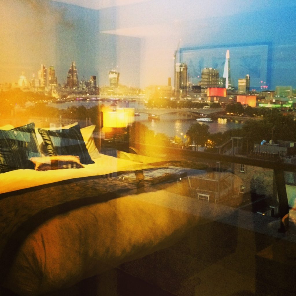 The view from my room a the Charing Cross Hotel...London looking lovelier than ever