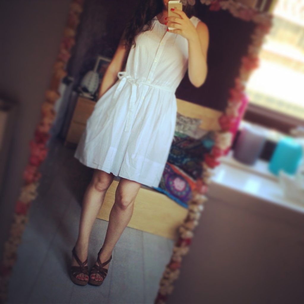 Love my new Shirt Dobby Dress from Gap
