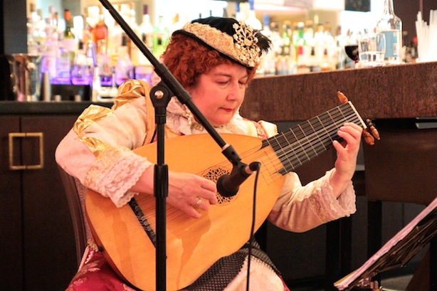 Yes, there was a lute player too...