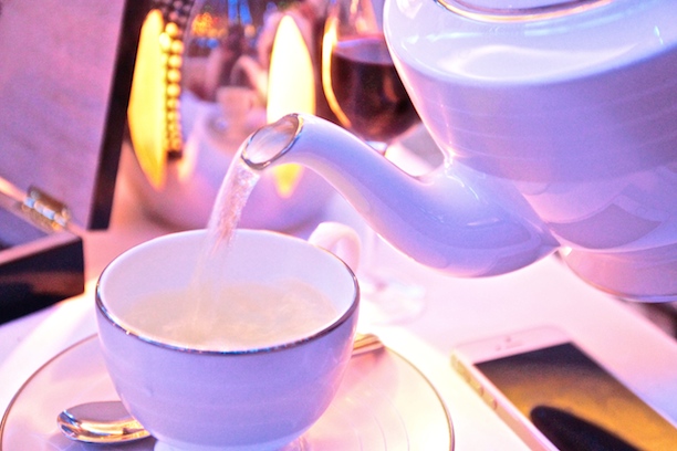 Fresh mint tea...