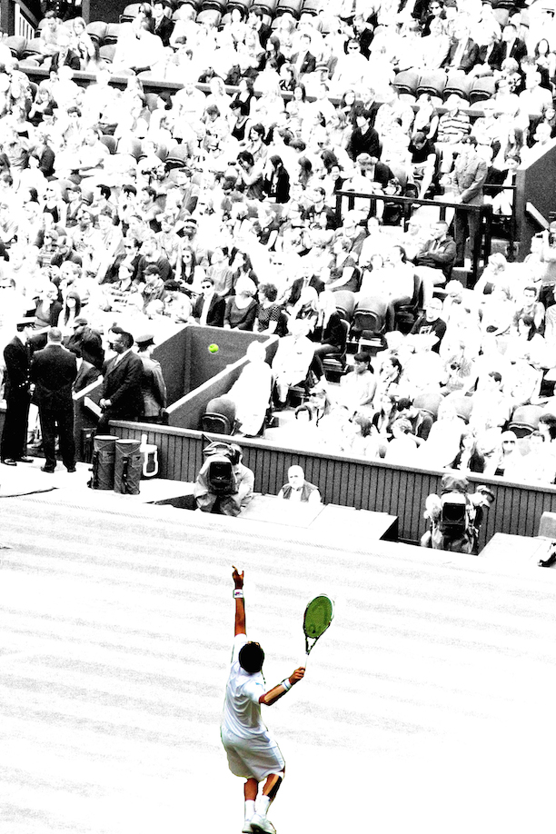 tennis bw