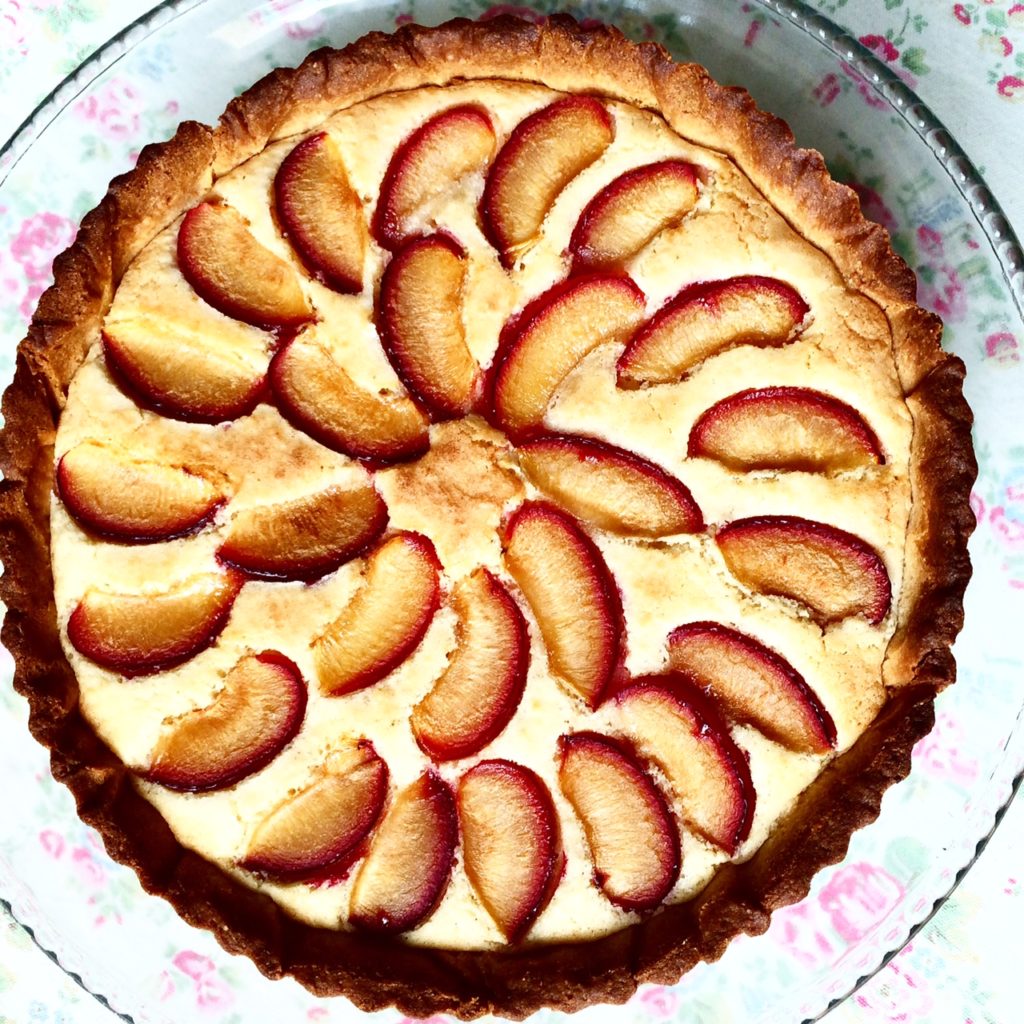 Plum Frangipane Tart