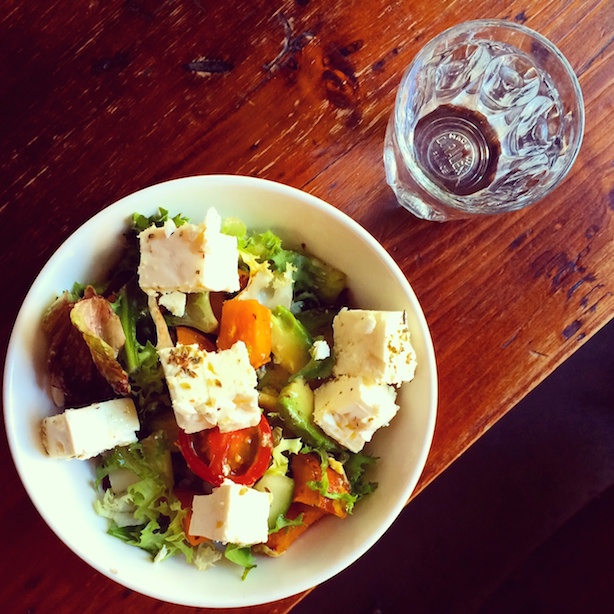 Avocado, goats cheese and sweet potato salad at Freestate Coffee