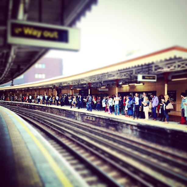 Trainspotting at Westbourne Park Station