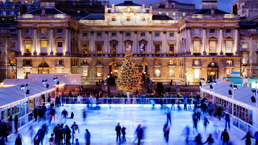 Skating at Somerset House
