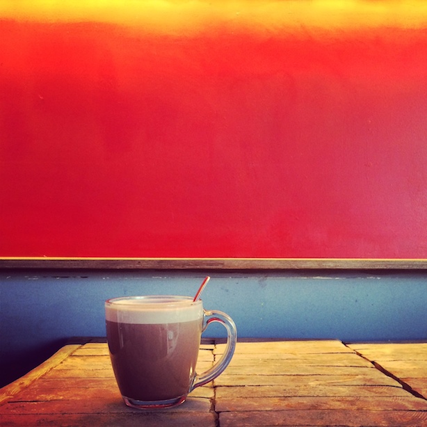Hot chocolate at Park Theatre, Finsbury Park