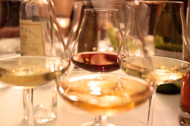 Glasses of wine