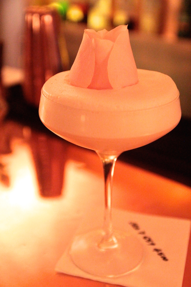Theo's Pink Fizz - Theo Fennell's new cocktail for Sketch
