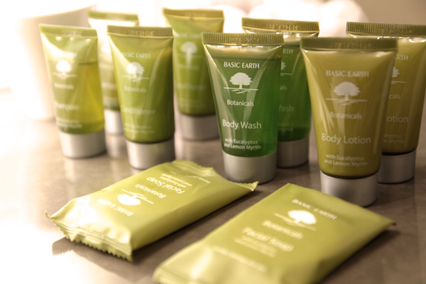 Paraben free toiletries