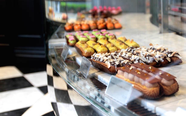 The counter at Melba at The Savoy