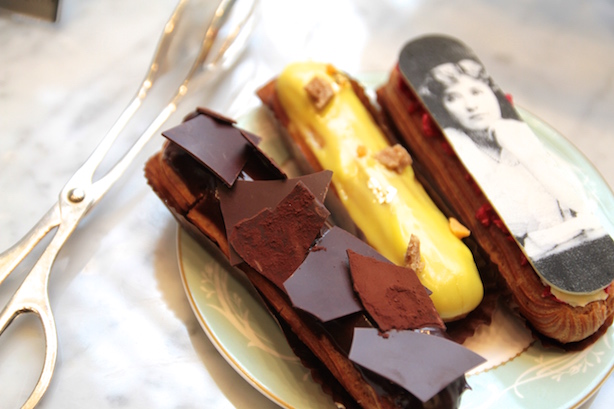Eclairs from Melba at The Savoy