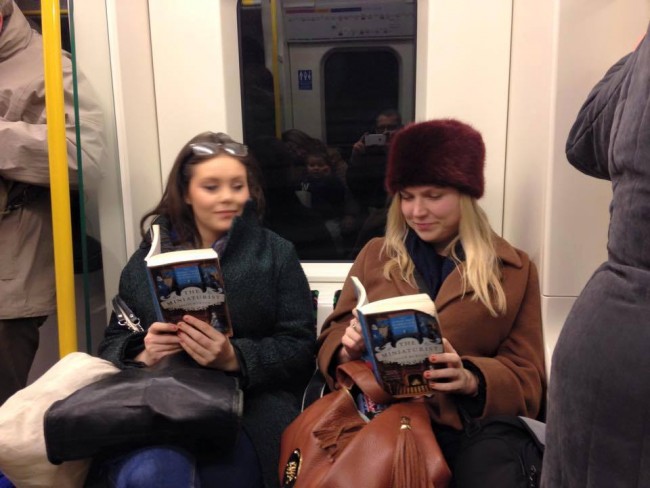 Girls reading The Miniaturist