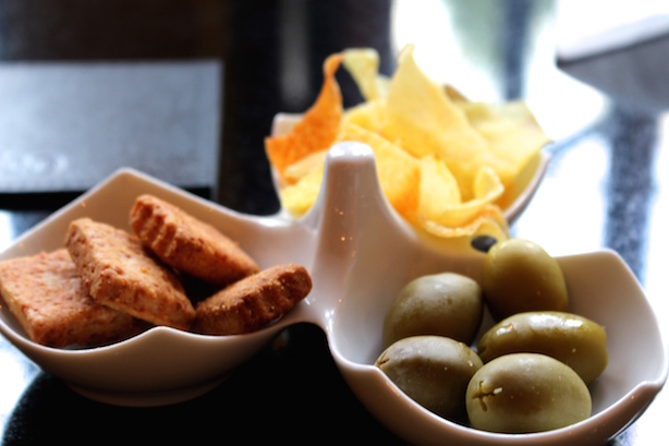 Bar snacks at The Goring