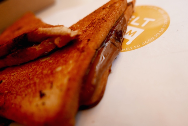 Nutella and Mascarpone toastie