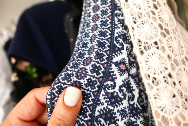 There are some lovely prints in my wardrobe, but it's just so cluttered with un-worn or old items that I often can't see them...