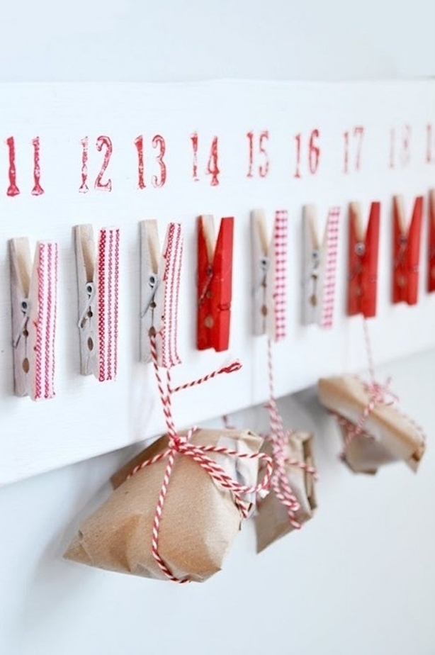 Homemade advent calendar