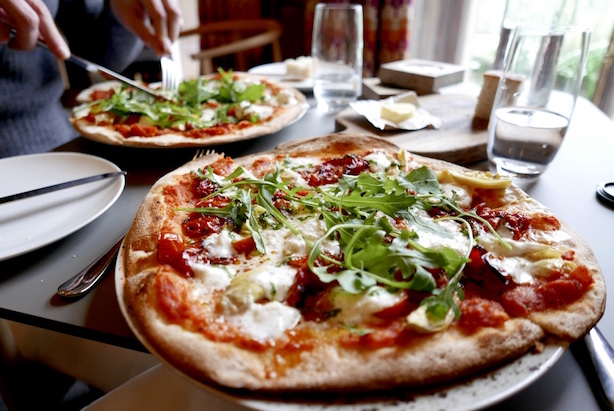 Pizza at Cowley Manor