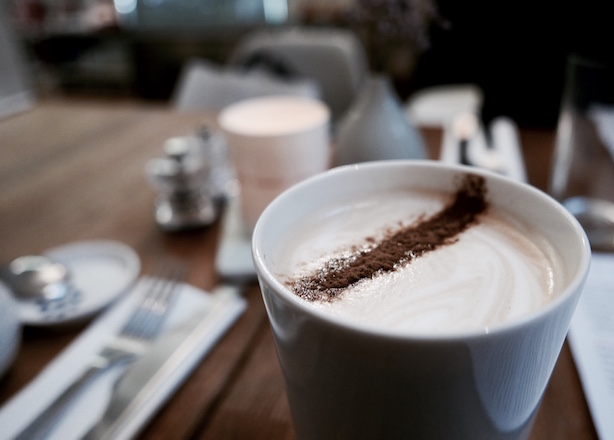 Liquorice latte at Snaps & Rye
