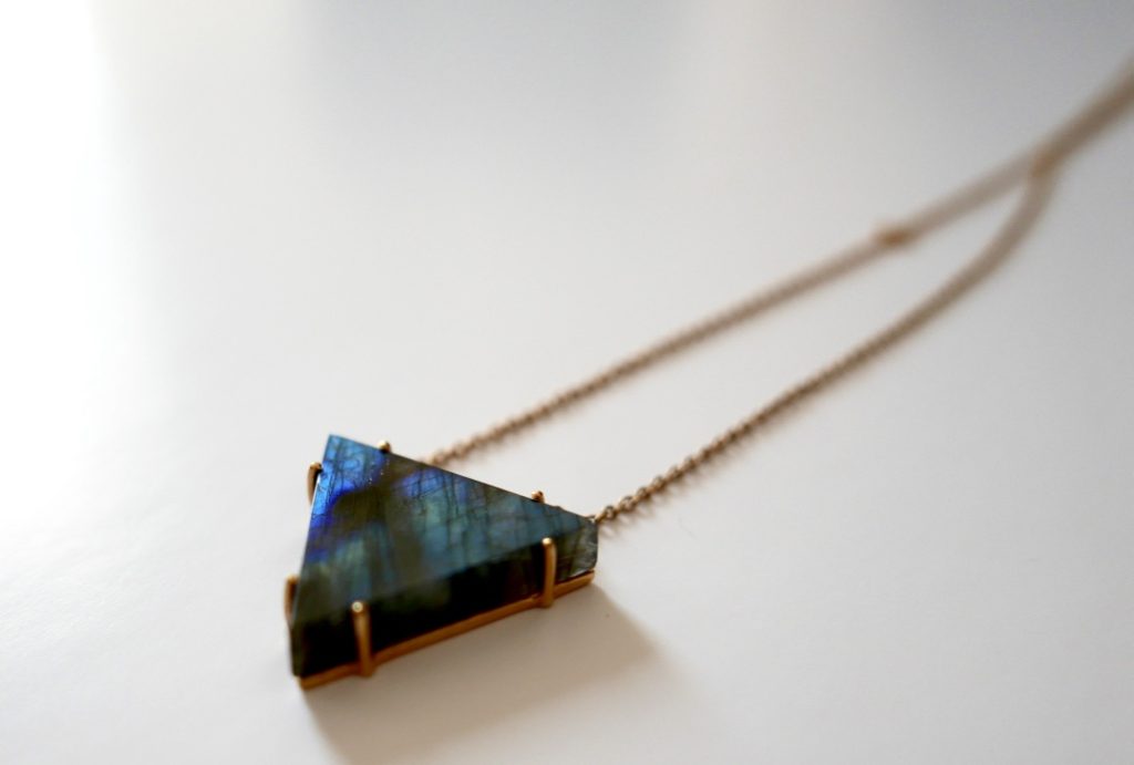 Flame Back Marine Collection and is the Pacific Labradorite Pendant £130