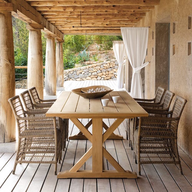 Designer-Wicker-And-Teak-Garden-Dining-Set-1