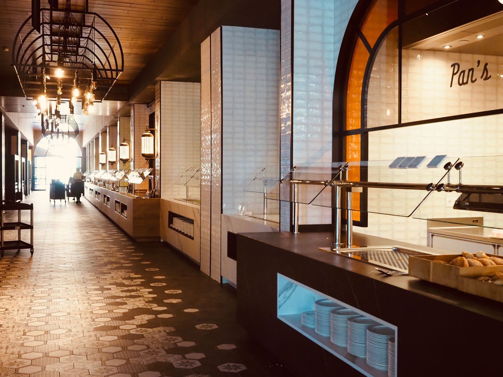 buffet area