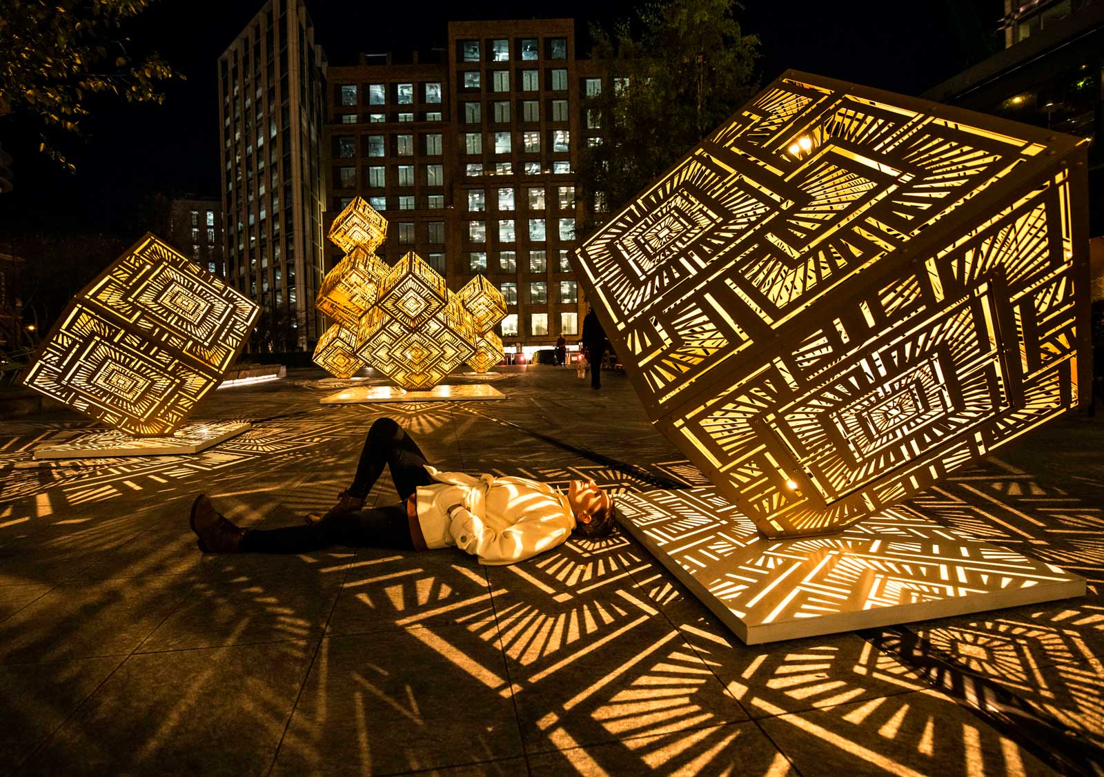 Artist-Yelena-Filipchuk-of-HYBYCOZO-with-IlluminoCity-light-sculptures-commissioned-by-Brookfield-Properties_CREDIT_John-Nguyen_PA-Wire5