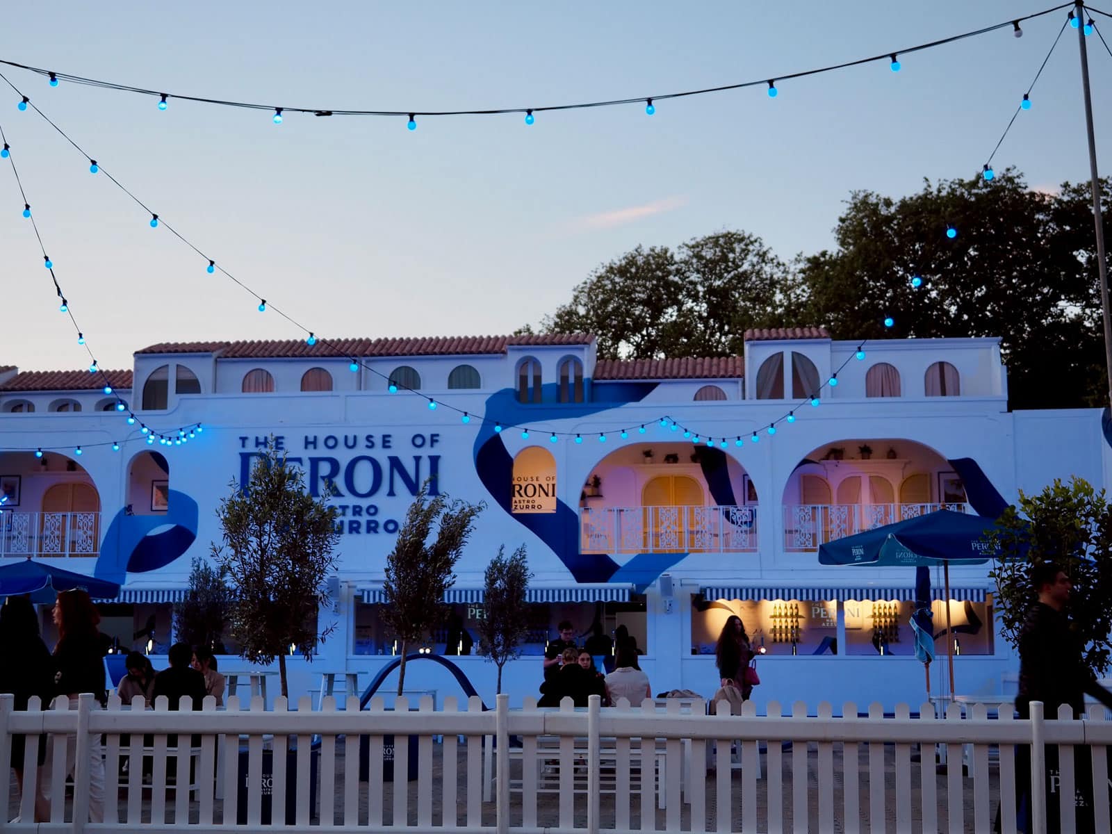 Peroni at sunset