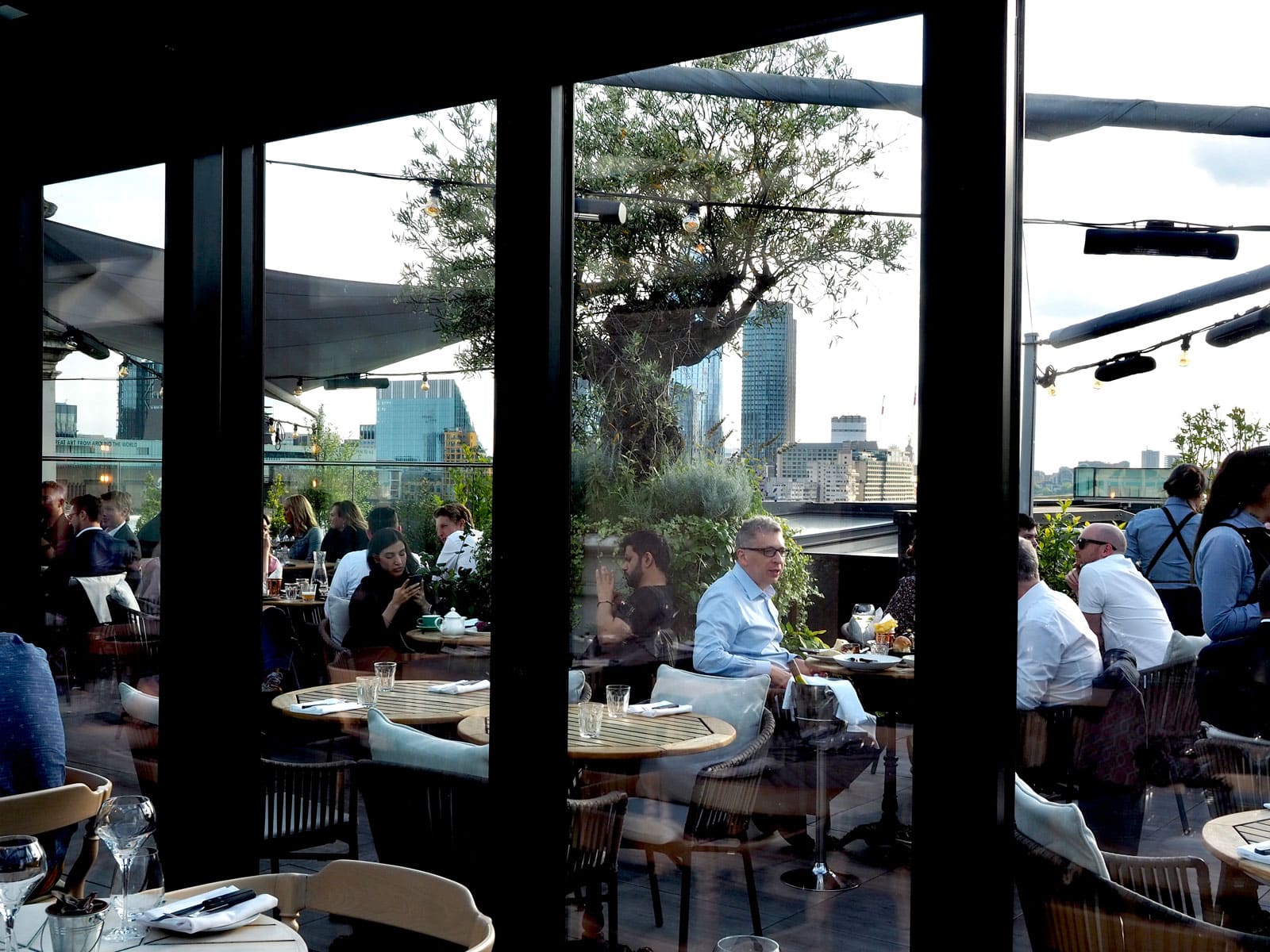 Terrace restaurant at Vintry & Mercer